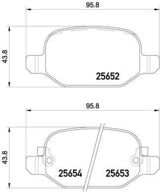 Brake Pad Set, disc brake PRIME LINE P23150