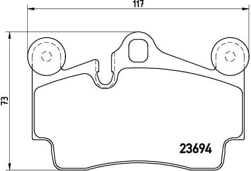 Brake Pad Set, disc brake PRIME LINE P85070