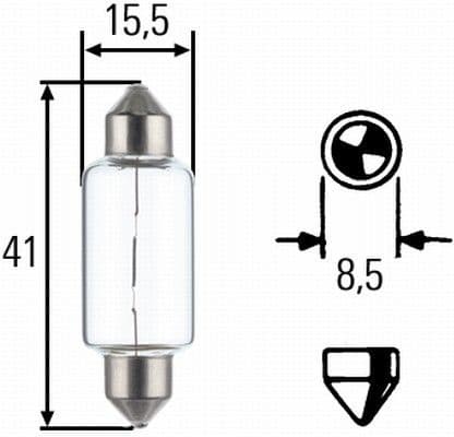 Bulb STANDARD 8GM 002 091-121