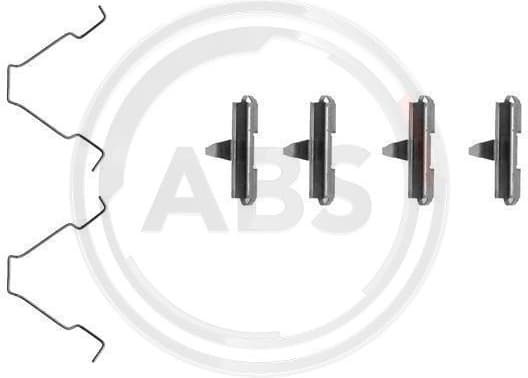 Accessory Kit, disc brake pad 1270Q