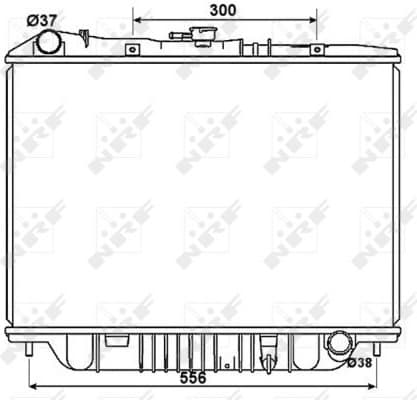 Radiator, engine cooling 53517 - image 2