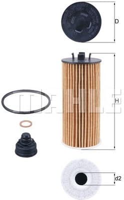 Filter oil OX815/1D - image 2