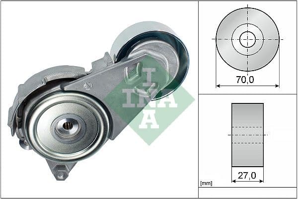 Belt Tensioner, V-ribbed belt 534040810