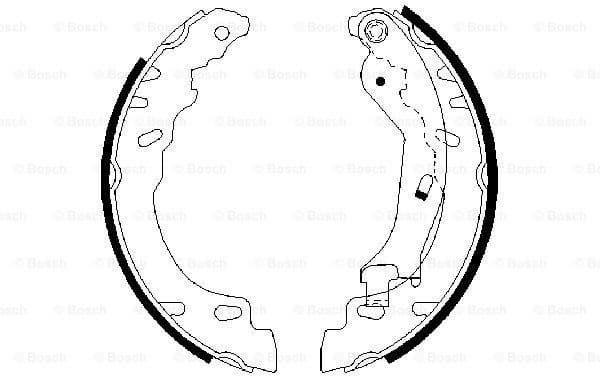 Brake Shoe Set 0986487704