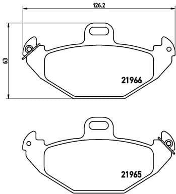 Brake Pad Set, disc brake PRIME LINE P68021