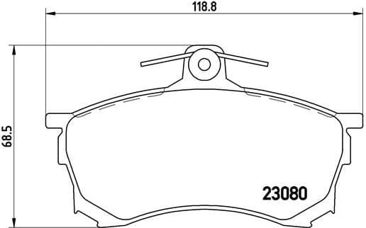 Brake Pad Set, disc brake PRIME LINE P54021