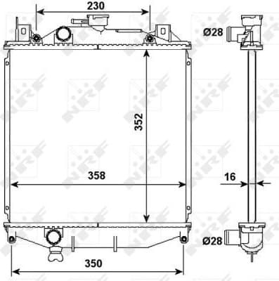 Radiator, engine cooling 507644 - image 2