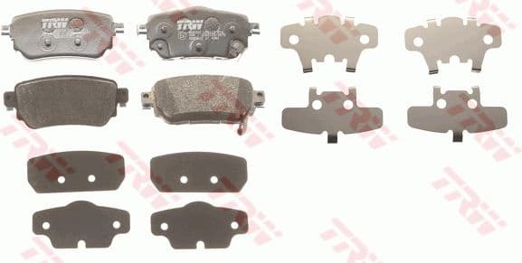 Brake pads rear, Top Quality GDB3617 - image 2
