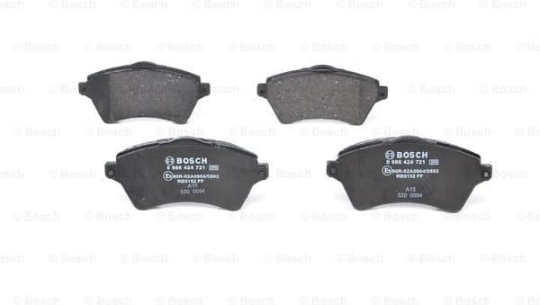 Brake Pad Set, disc brake 0986424721