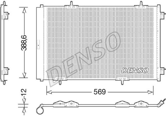 Condenser, air conditioning DCN21030