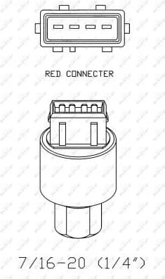 Pressure Switch, air conditioning EASY FIT 38936