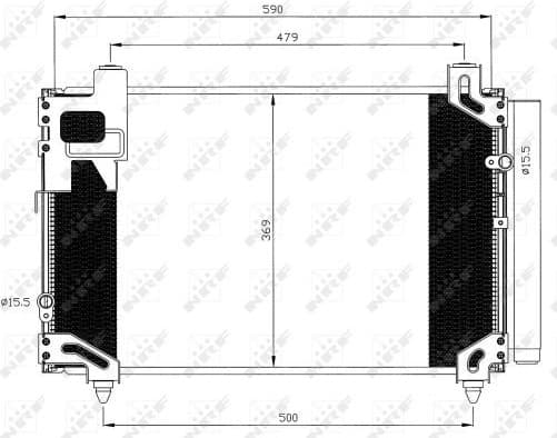 Condenser, air conditioning EASY FIT 35596
