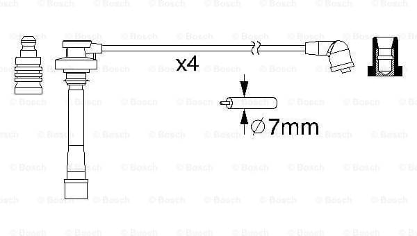 Ignition Cable Kit 0986357147 - image 5