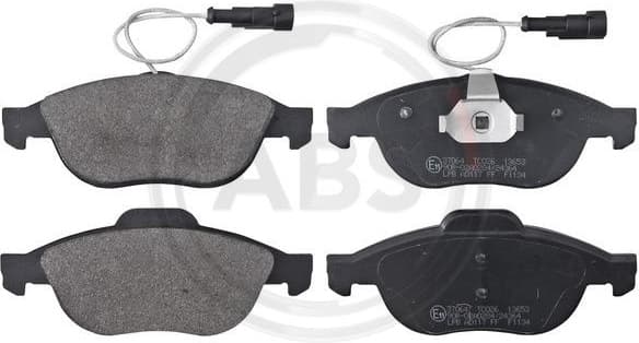 Brake Pad Set, disc brake 37064