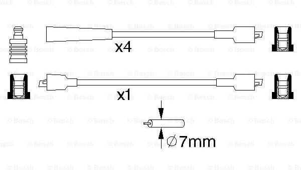 Ignition Cable Kit 0986356862 - image 5