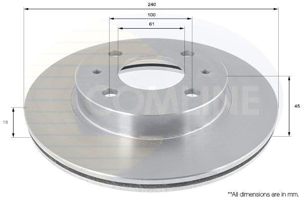 Brake discs kit front (2pcs) ADC0211V - image 2