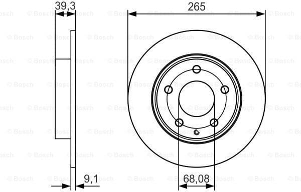 Brake Disc 0986479C26 - image 5