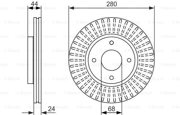 Brake Disc 0986479737