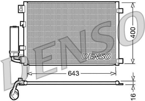 Condenser, air conditioning DCN46002