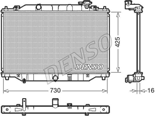Radiator, engine cooling DRM44039