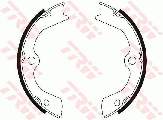 Brake shoes handbrake GS8606 - image 2