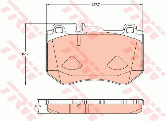 Brake Pad Set, disc brake GDB2078