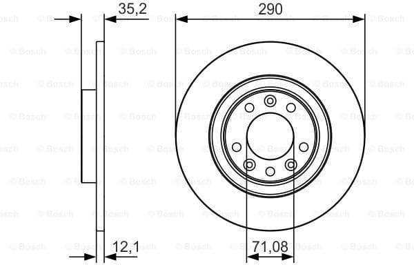Brake Disc 0986479C25 - image 5