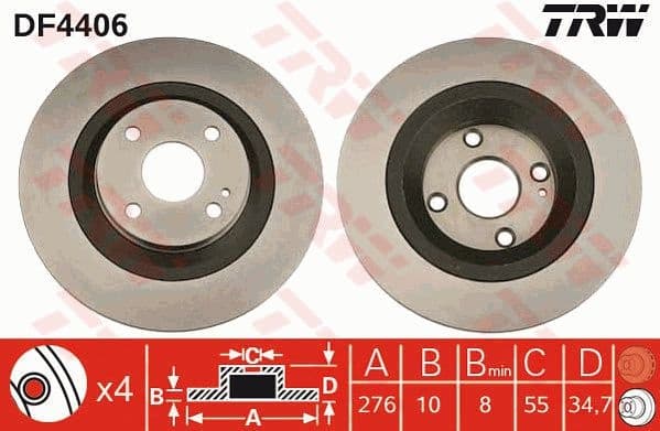 Brake Disc DF4406