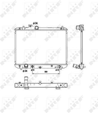 Radiator, engine cooling 53578 - image 2