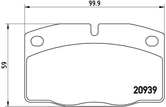 Brake Pad Set, disc brake PRIME LINE P59005