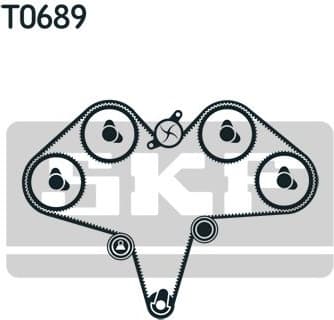 Timing Belt Kit VKMA 95973 - image 2