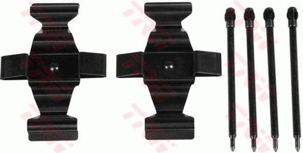 Accessory Kit, disc brake pad PFK490