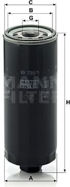 Oil Filter W735/1