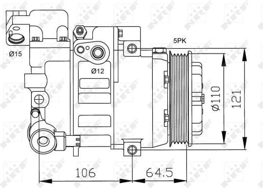Compressor, air conditioning EASY FIT 32175