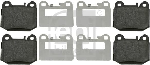 Brake Pad Set, disc brake 16437
