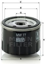 Oil Filter MW77