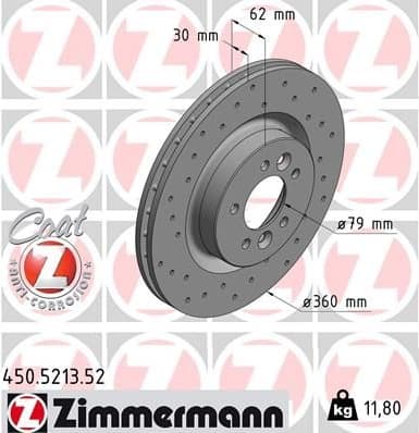 Brake Disc SPORT BRAKE DISC Z 450.5213.52