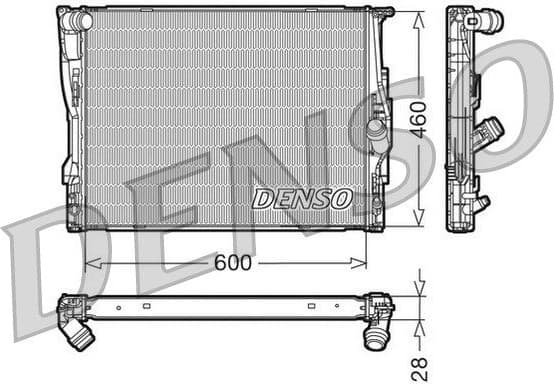 Radiator, engine cooling DRM05110