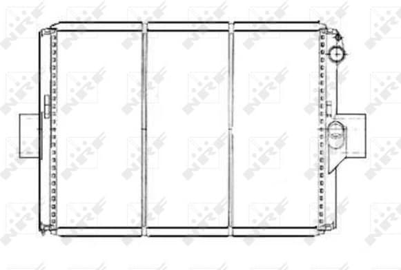 Radiator, engine cooling 58883