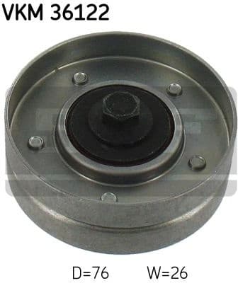 Deflection/Guide Pulley, V-ribbed belt VKM 36122