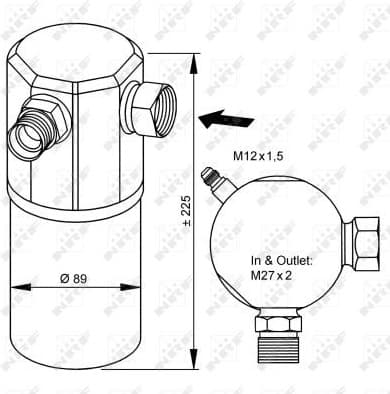 Dryer, air conditioning EASY FIT 33065