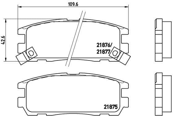 Brake Pad Set, disc brake PRIME LINE P59021