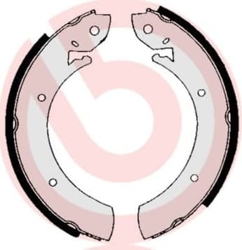 Brake Shoe Set ESSENTIAL LINE S68513