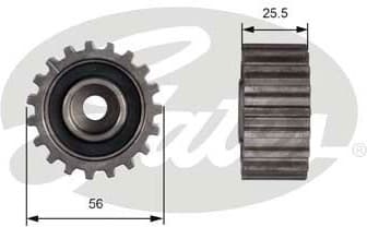Deflection Pulley/Guide Pulley, timing belt PowerGrip™ T42000