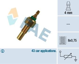 Sensor, coolant temperature 32170