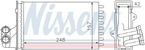 Heat Exchanger, interior heating 72984