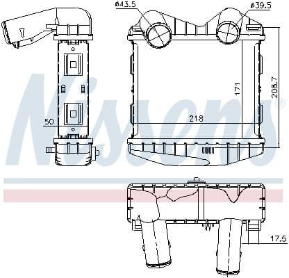 Charge Air Cooler ** FIRST FIT ** 96893