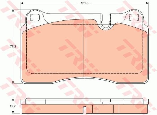 Brake Pad Set, disc brake GDB2048