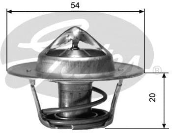 Thermostat, coolant TH00182G2