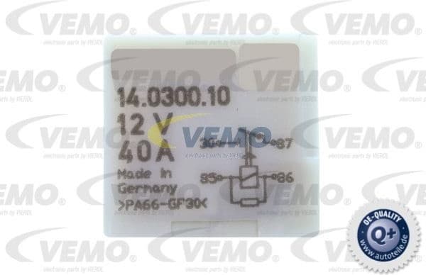 Relay, glow plug system Q+, original equipment manufacturer quality MADE IN GERMANY V15-71-0004 - image 3